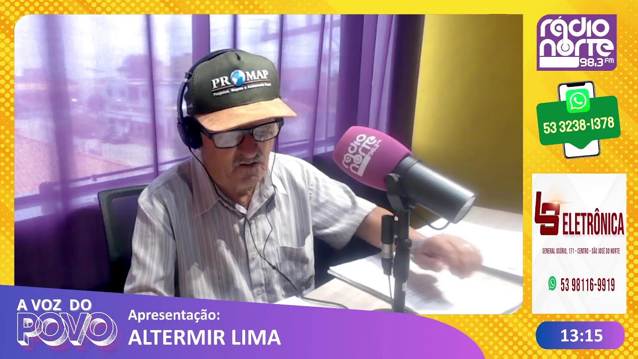 A Voz do Povo 18/03/2026 com Altemir Lima na Rádio Norte FM