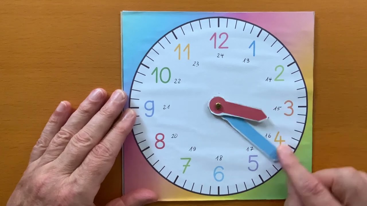 Uhr ablesen - Viertelstunden