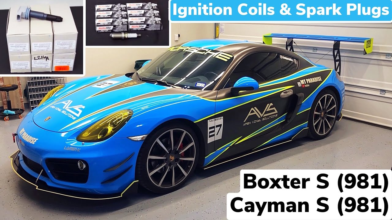 Replace Ignition Coils & Spark Plugs, Porsche Cayman & Boxter 981