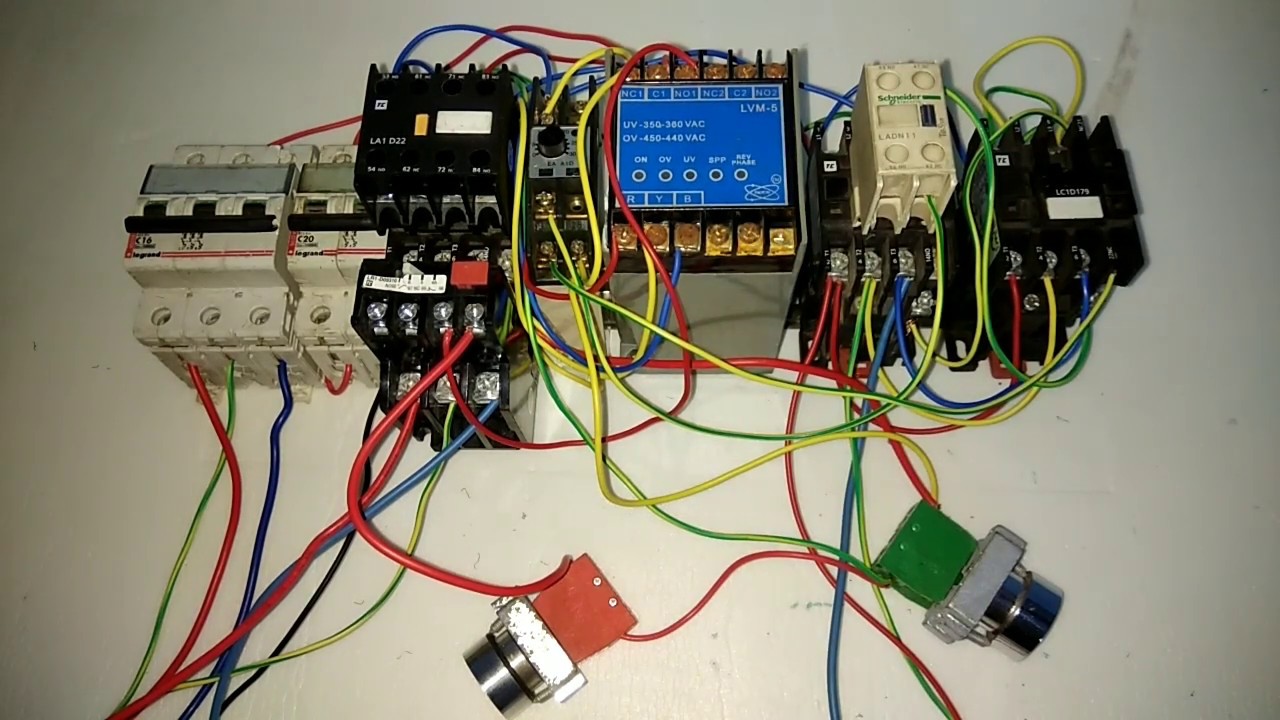 PHASE FAILURE RELAY CONNECTION WITH STAR DELTA STARTER