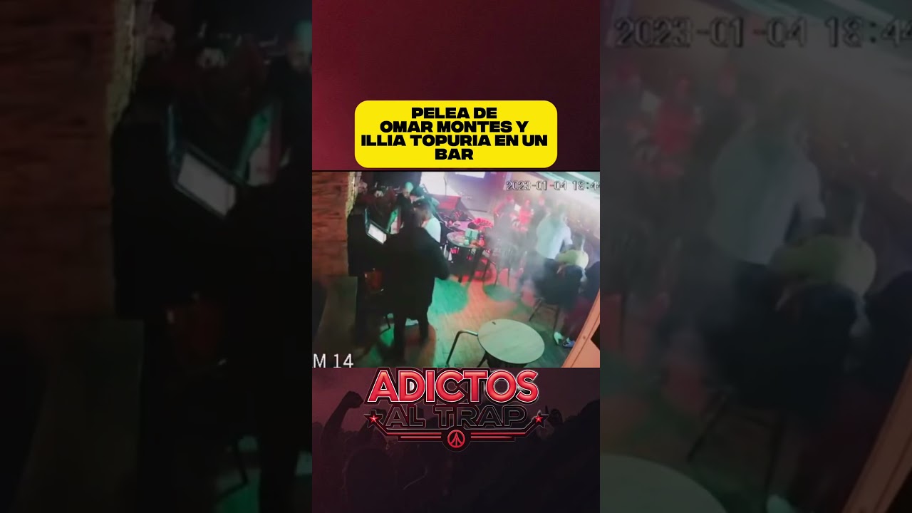 PELEA de OMAR MONTES y ILLIA TOPURIA en un BAR ‼️😱#omarmontes #espa&ntilde;a #madrid #canarias #barcelona