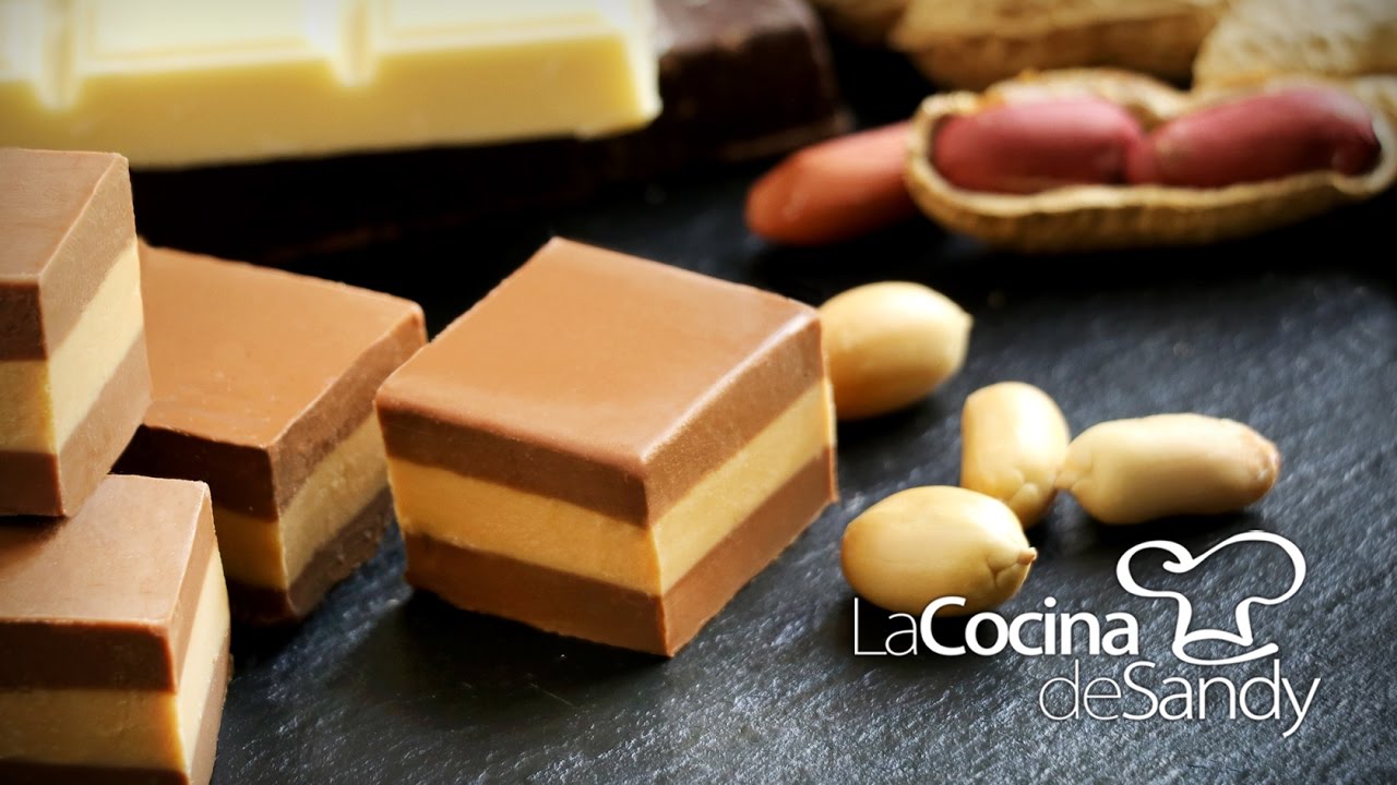 Bombon Marroc de chocolate y mantequilla de mani en recetas de postres faciles