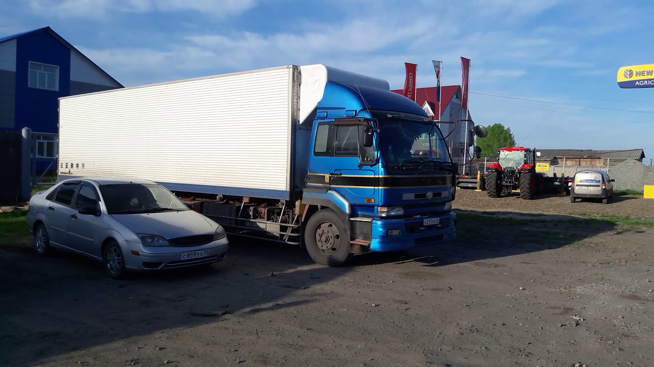 Обзор NissanDiesel UD.наша стоянка.