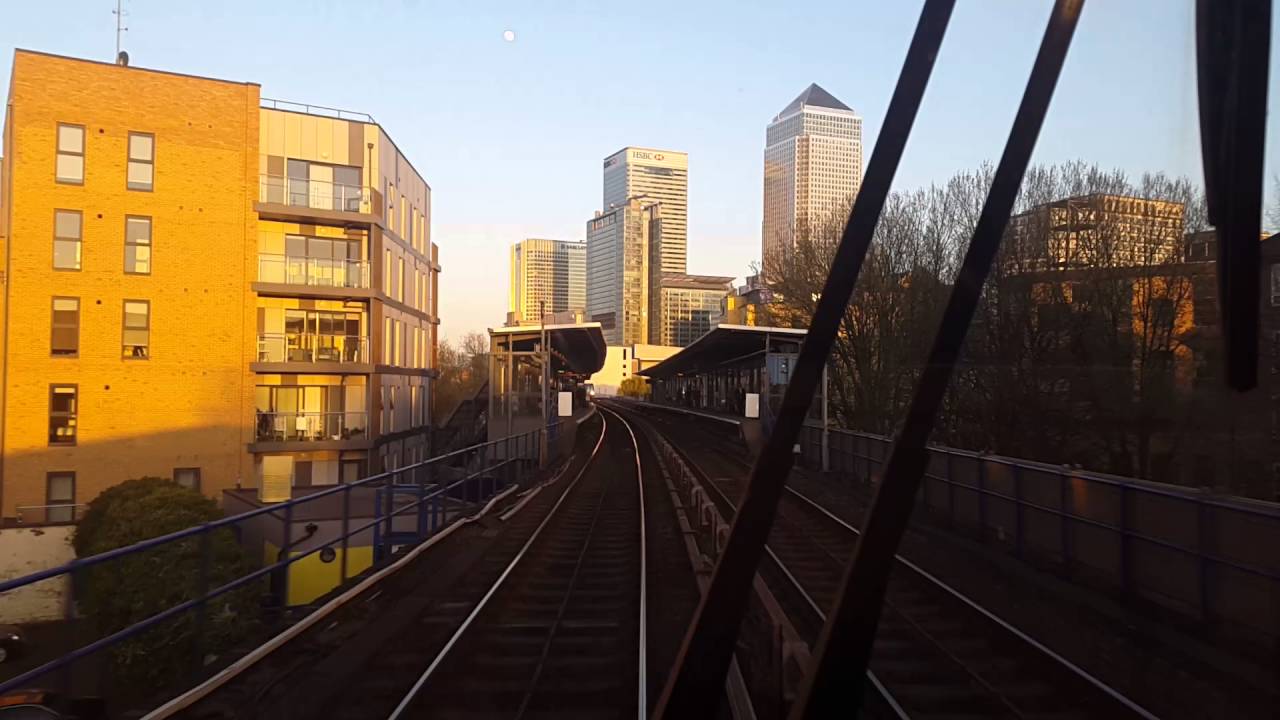 London: DLR tube from Limehouse to Westferry