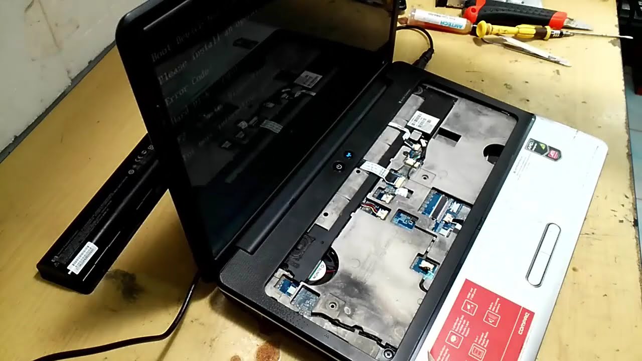 How to fix Compaq cq40  Black screen เปิดติดไม่ขึ้นภาพ