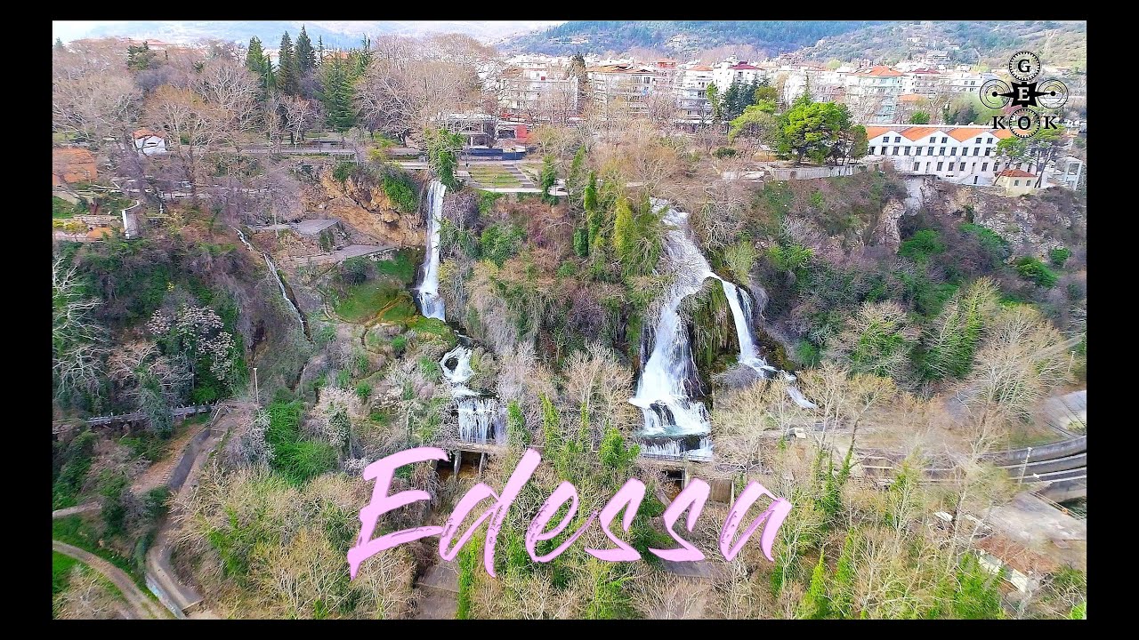 Έδεσσα με drone - Edessa Greece by drone