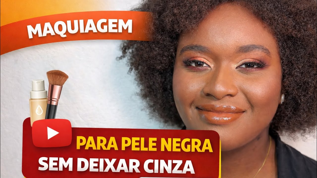 Pele Negra sem deixar cinza - Curso maquiadora profissional - Aula 07