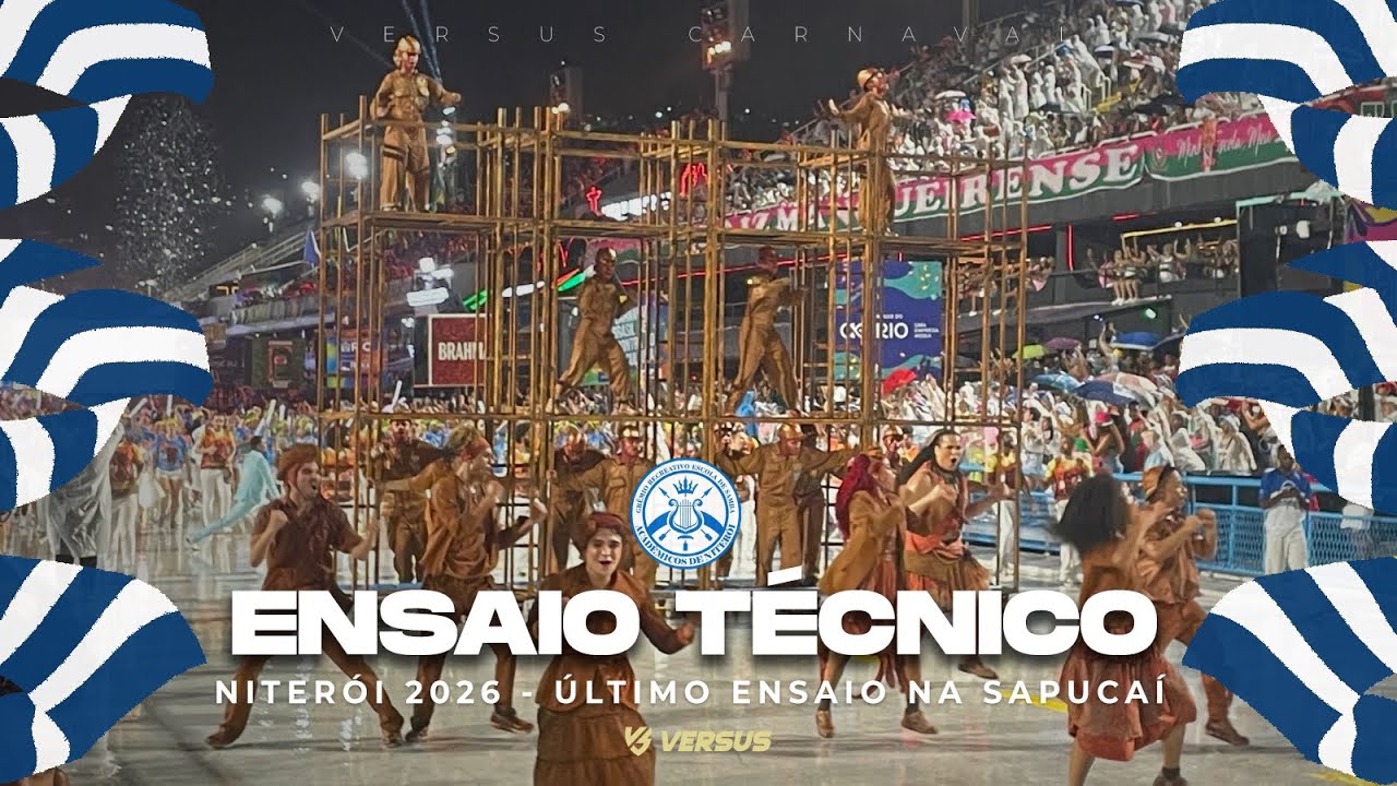 ACADÊMICOS NITERÓI 2026 - ÚLTIMO ENSAIO TÉCNICO NA SAPUCAÍ PARA O CARNAVAL COMPLETO