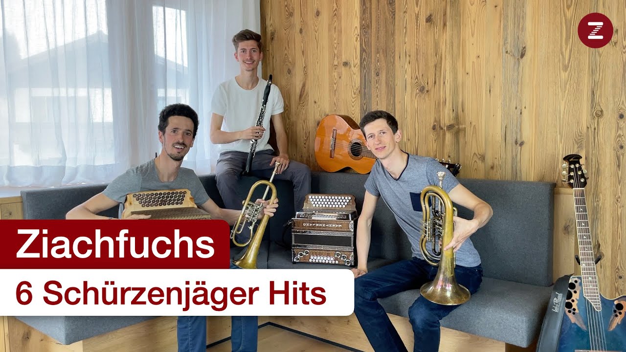 6 Schürzenjäger Hits auf der Steirische Harmonika - Ziachfuchs