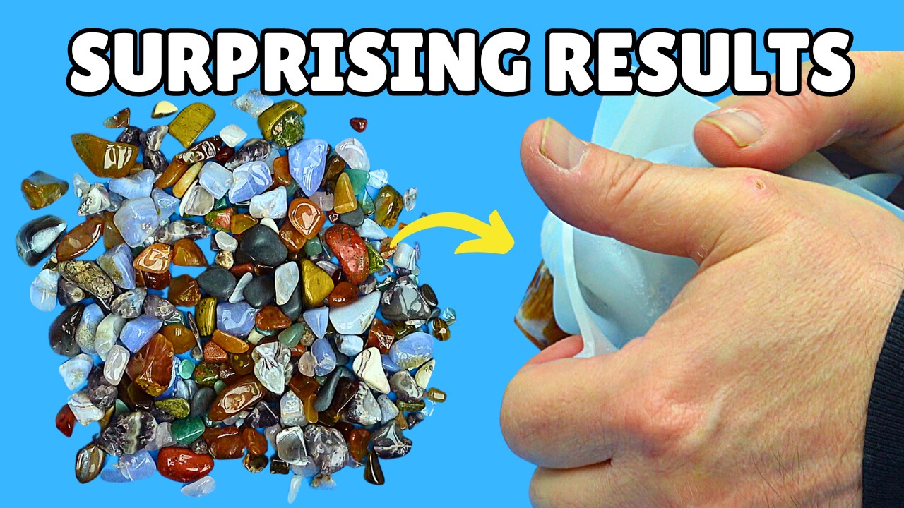 This Guy Added Polished Stones To Resin And This Happened