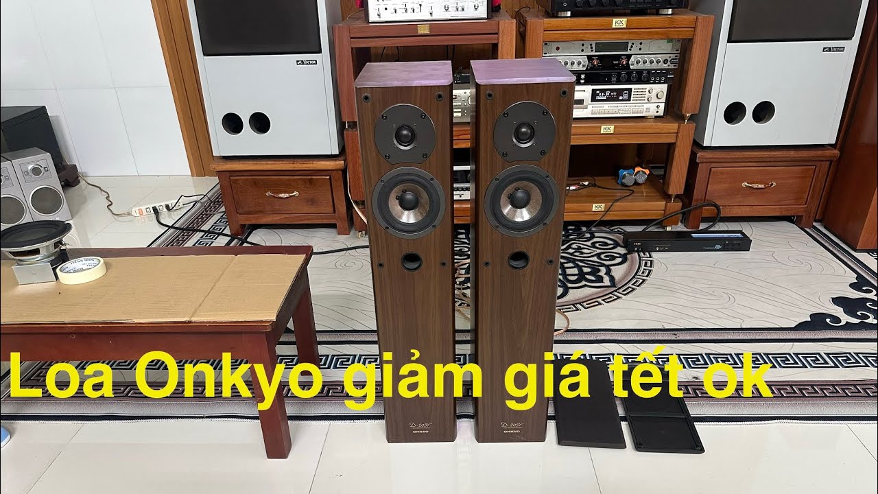 Loa ONKYO D-205F giảm giá tết luôn đây các anh nhé, 1,2tr nhanh vào xem nhe, 1 đôi duy nhát