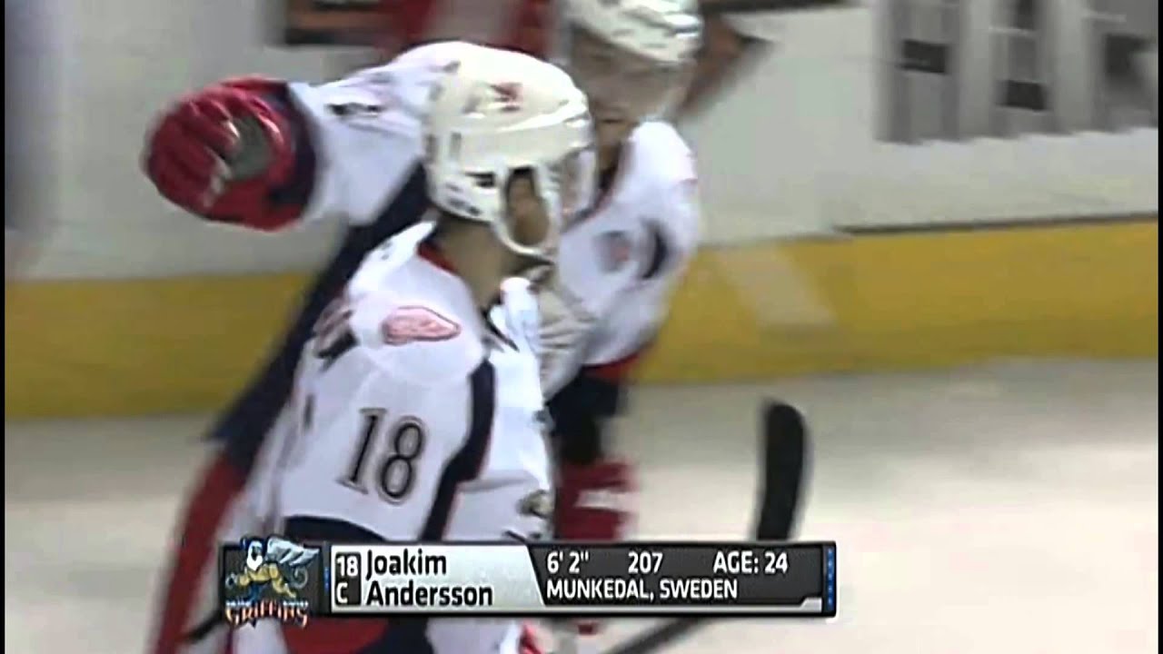 Joakim Andersson uses his Size, Speed And Skill for the Goal June 14 Game 4