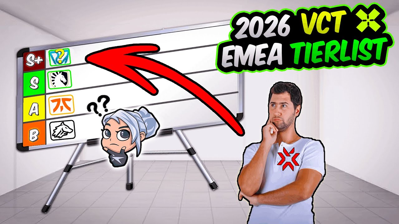 Рейтинг VCT EMEA 2026, с которым вам СЛЕДУЕТ ознакомиться