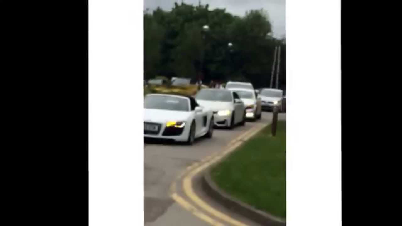 Super cars at Sheffield wedding!