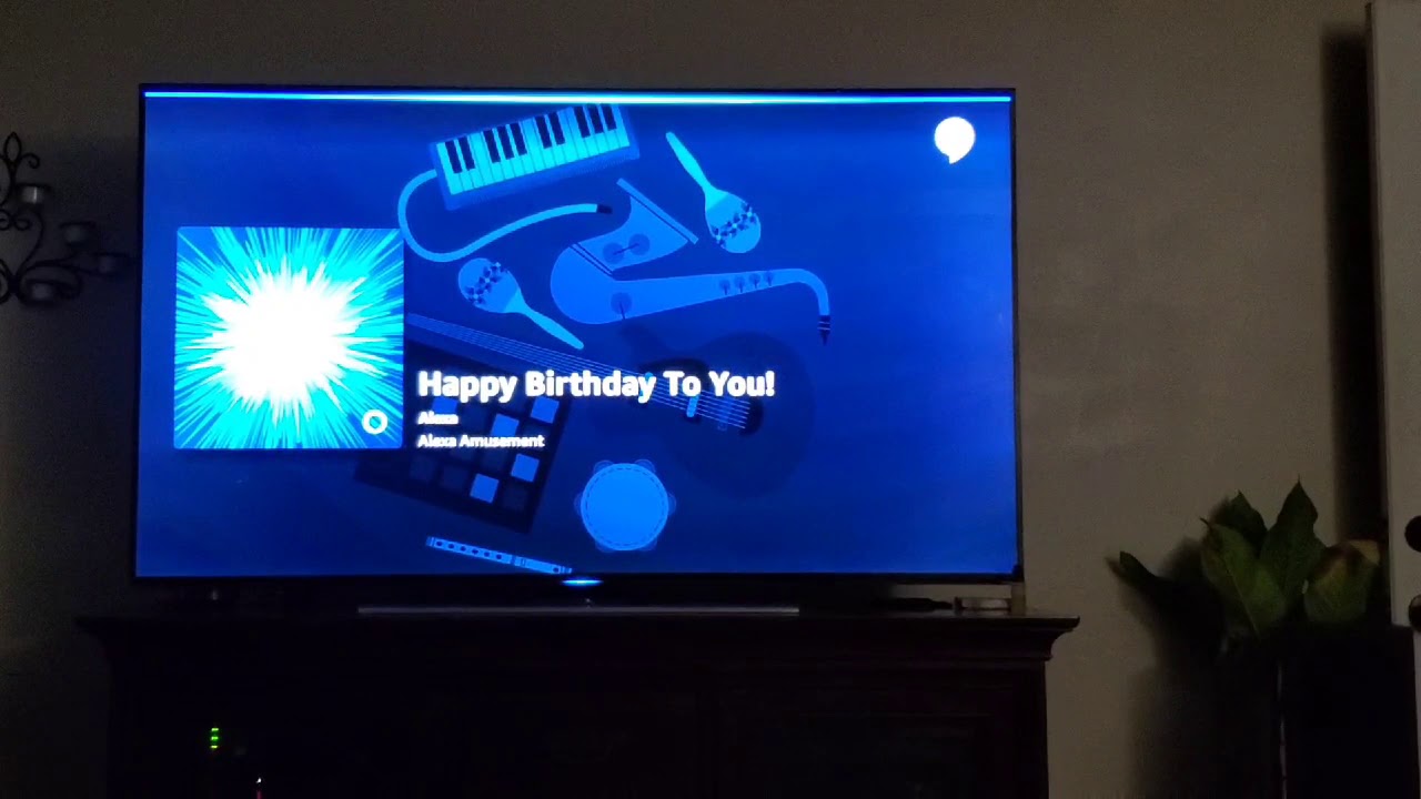Asked Alexa to sing Happy Birthday, and she did!