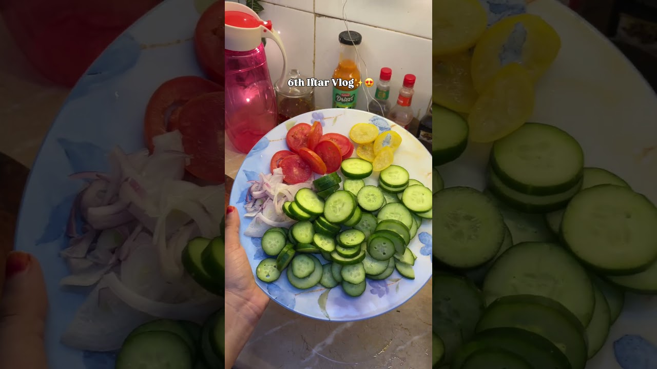 6th Iftar Vlog | Chicken Karahi in Iftar #shorts #trending #minivlog #vlogs #ramzan
