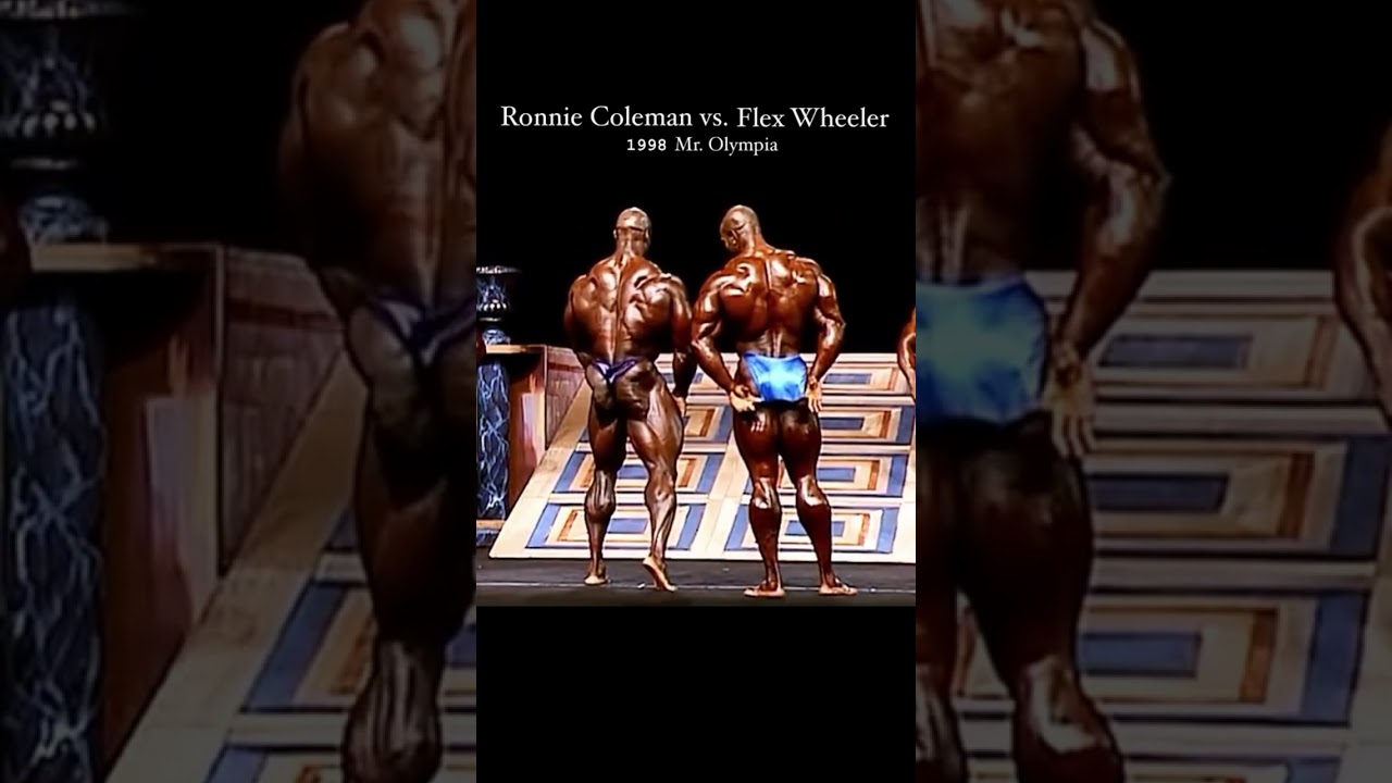 Ronnie Coleman vs. flex wheeler 1998 mr. Olympia 🔥🦍✅