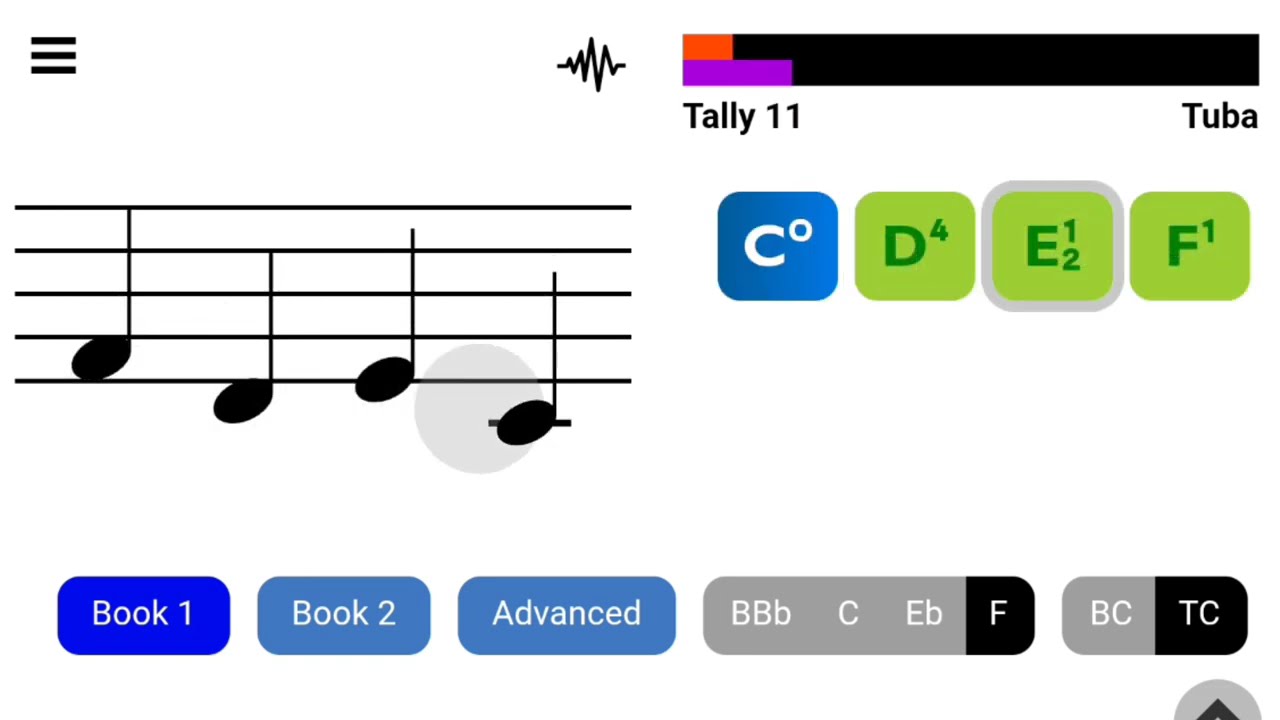 Tuba BBb,C,Eb,F - Music Game