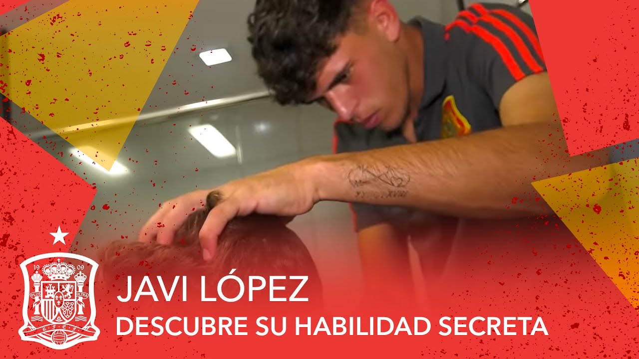 La habilitad secreta de Javi López, jugador de la Selección Sub-17, al descubierto