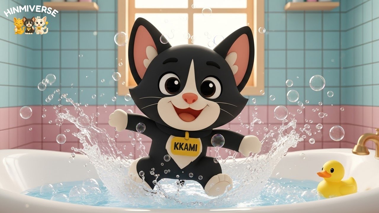 Kkami’s Happy Bath Time 🛁🎶
