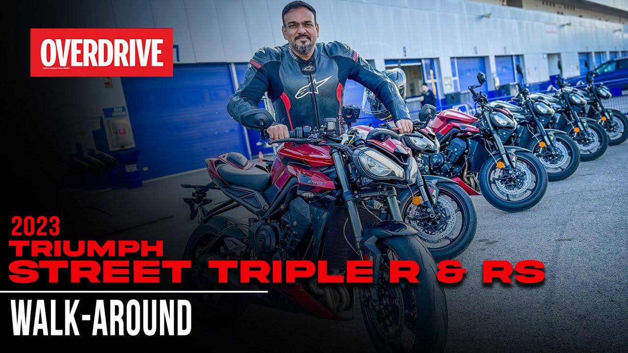 2023 Triumph Street Triple R and RS walk-around review - coming to India in March