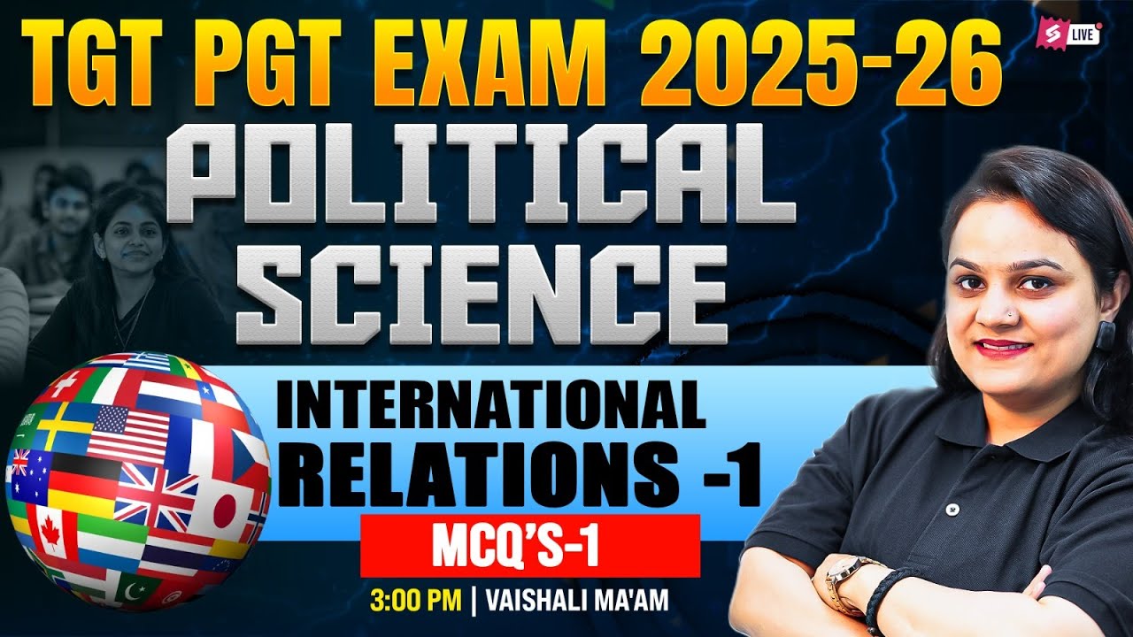 DSSSB/RPSC/UP LT Grade Political Science Classes 2025 By Vaishali Ma'am