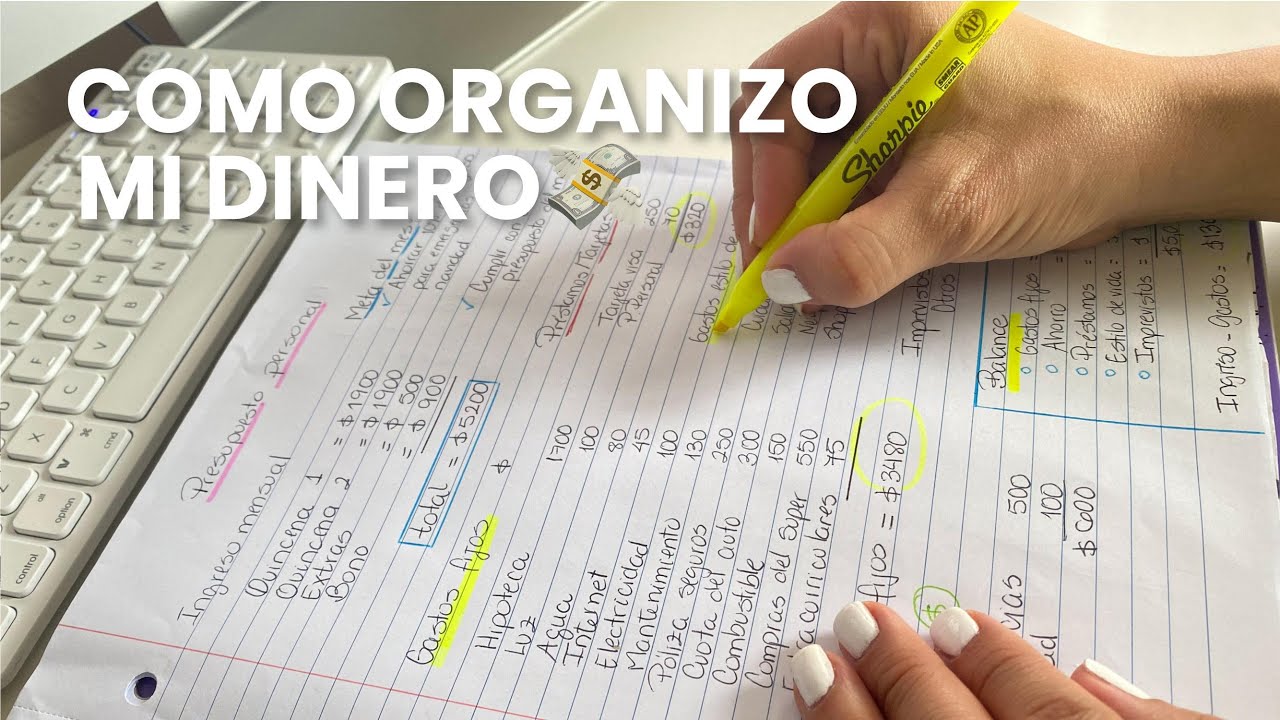 Cómo organizo mi dinero 💰 | Ingresos, gastos, presupuesto | Finanzas personales