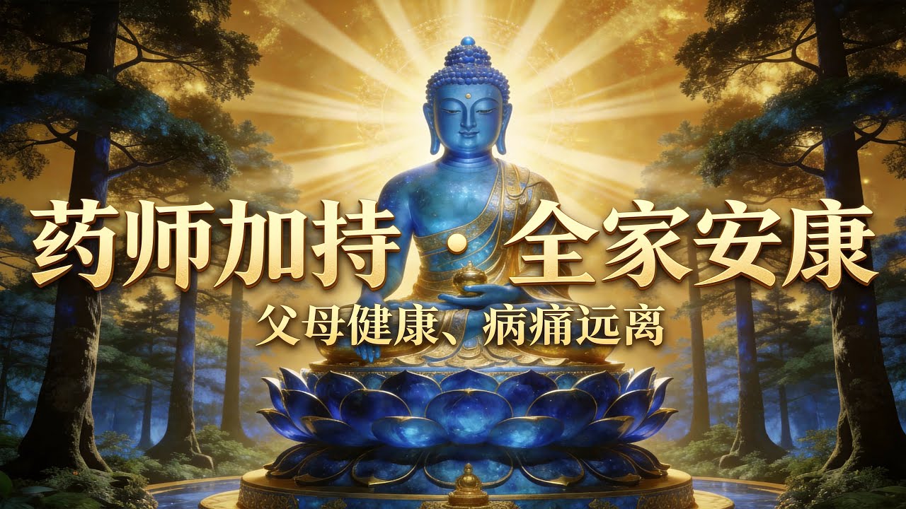如果您或家人身体违和，请点开：药师佛心咒能量清理，增强免疫系统，修复细胞生机