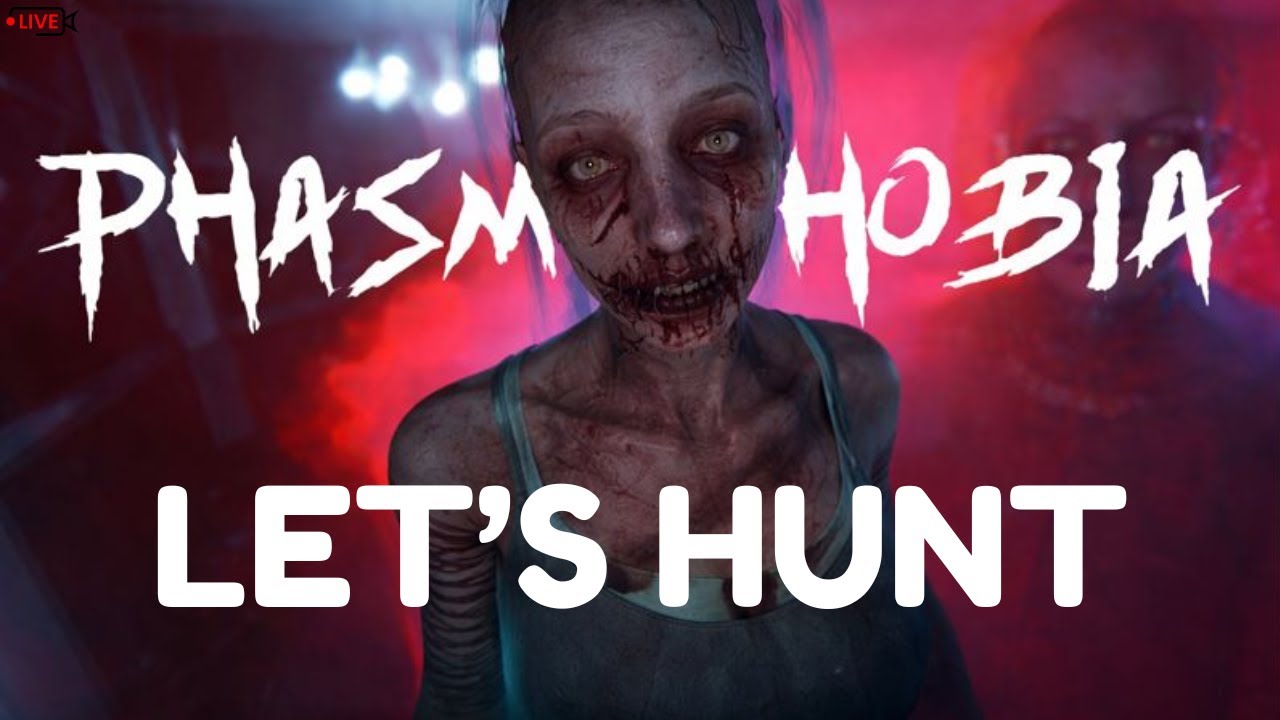 Ghost hunting after a while | Phasmophobia LIVE