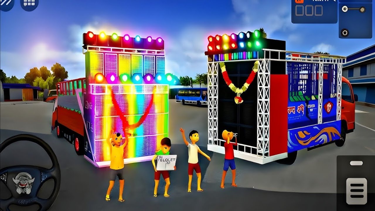📈Dj Game Download | Dj Truck wala 💥Game  बड़ा डीजे ट्रक बुलाकर नाचते बच्चे |🕺💃Dj Game | Android | 3d