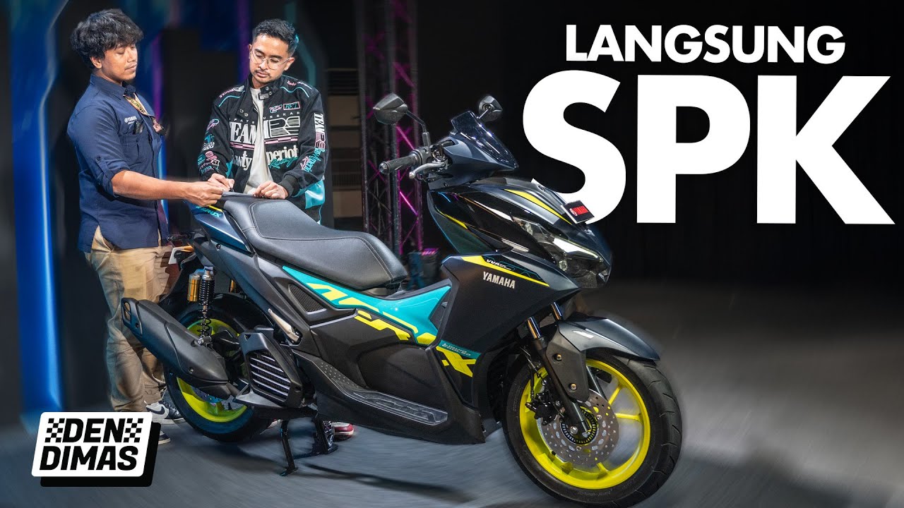 DEN DIMAS PEMBELI PERTAMA AEROX TURBO‼️ Langsung Beli Di Acara Launching