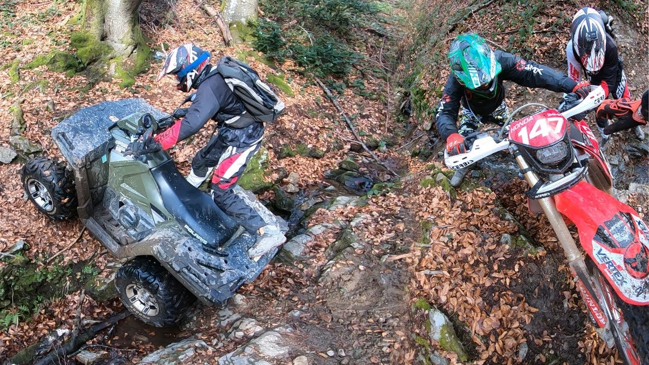 RANDO QUAD/MOTO + TEST DU MICHELIN TRACKER ........ UNE SACRÉ DAUBE !