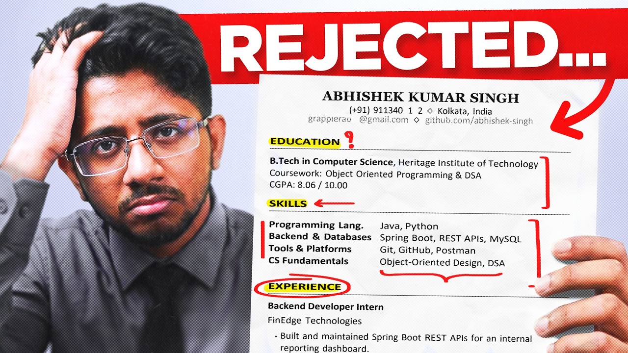 I Reviewed 5000+ Resumes & Found 5 BIGGEST MISTAKES Software Engineers Make [+ Free Resume Builder]
