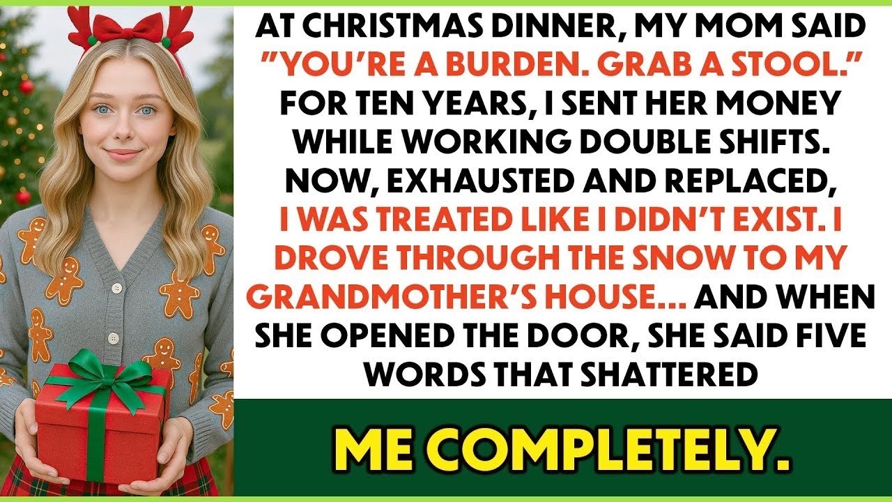 At Christmas Dinner, My Mom Said “You’re A Burden  Get Out ” I Drove To Grandma’s But…