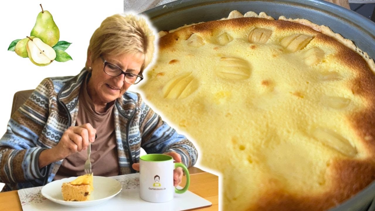 Soo lecker: Birnenkuchen mal anders 🍐🥮