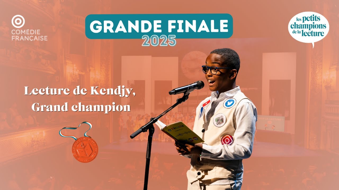 La lecture de Kendjy, Grand champion 2025 🥇 Grande finale à la Comédie-Française