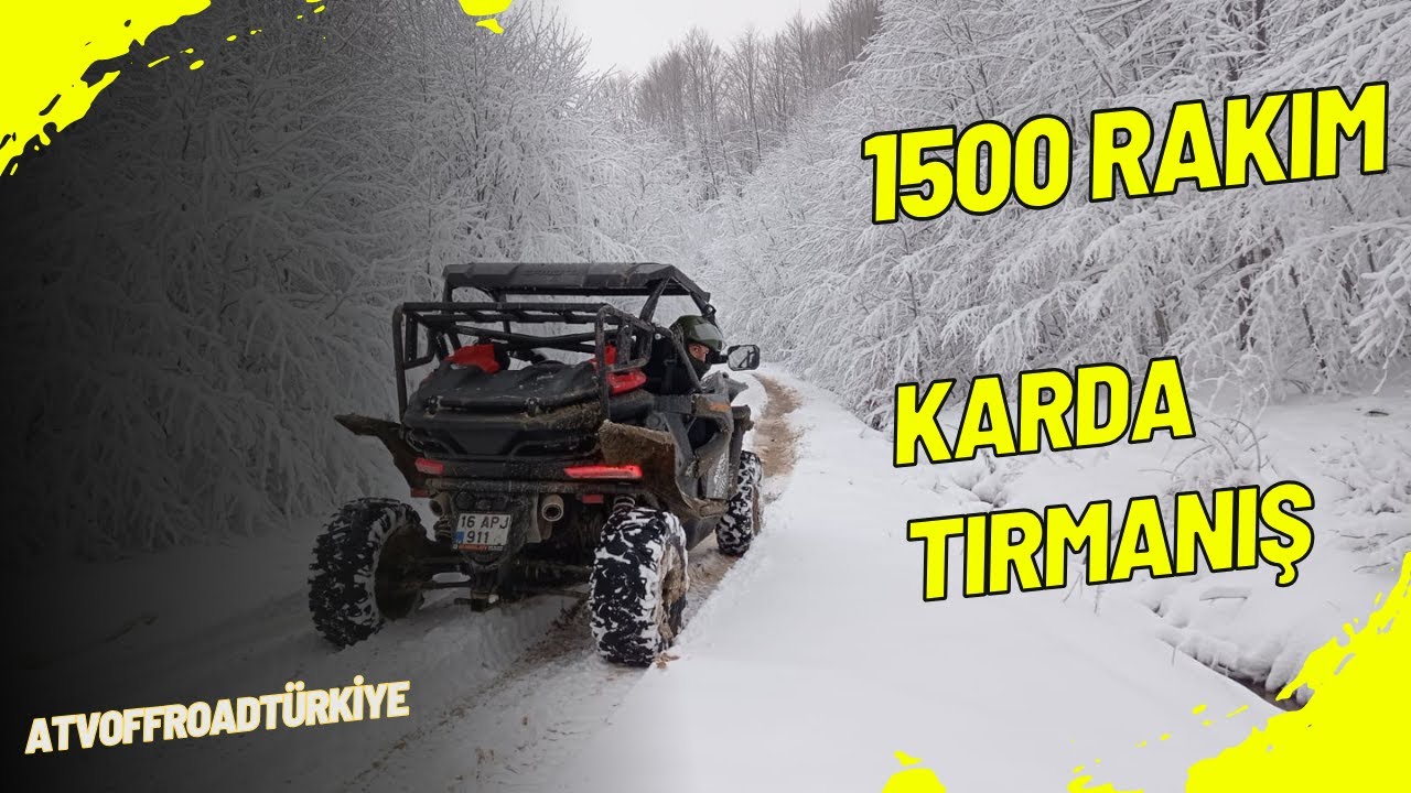 İstanbul'dan Kartepe'ye UTV ile yolculuk - Karla ilk buluşma - Z FORCE 1000