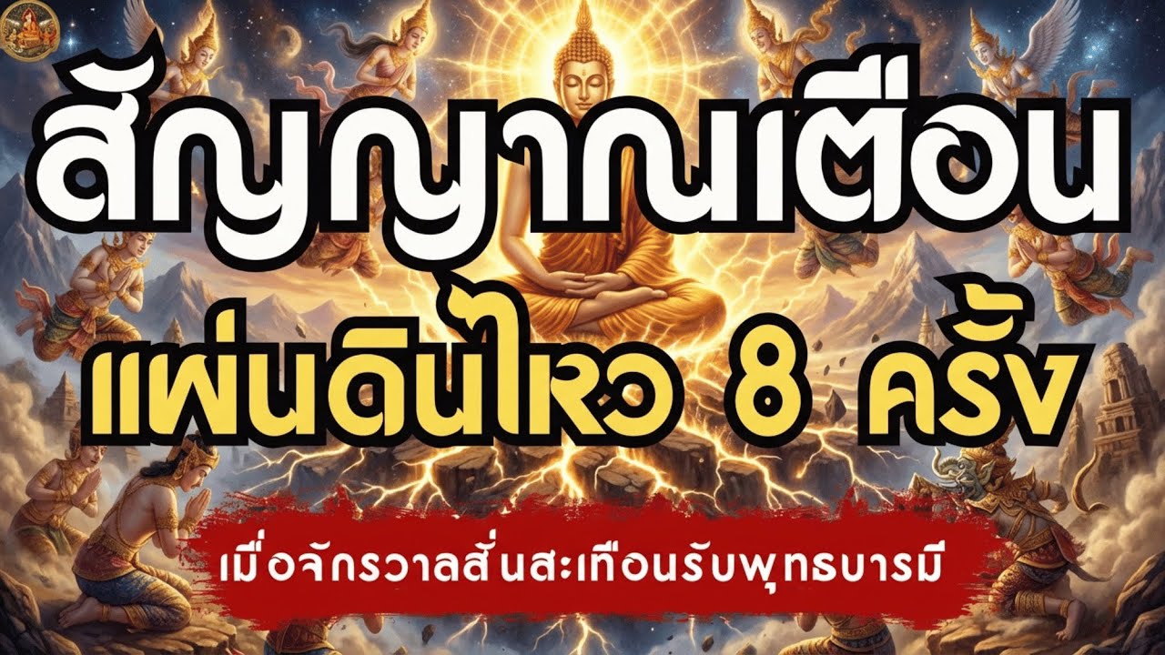 แผ่นดินไหว 8 ครั้ง สัญญาณเตือนเทพเจ้า! เมื่อจักรวาลสั่นสะเทือนรับพุทธบารมี | เรื่องเล่าชาติสุดท้าย