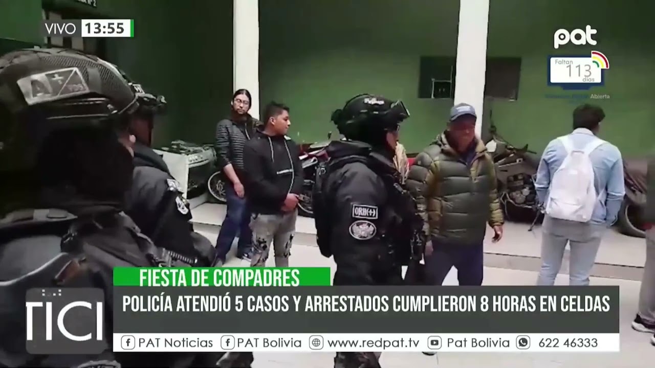 Excesos en Compadres dejan cinco casos atendidos