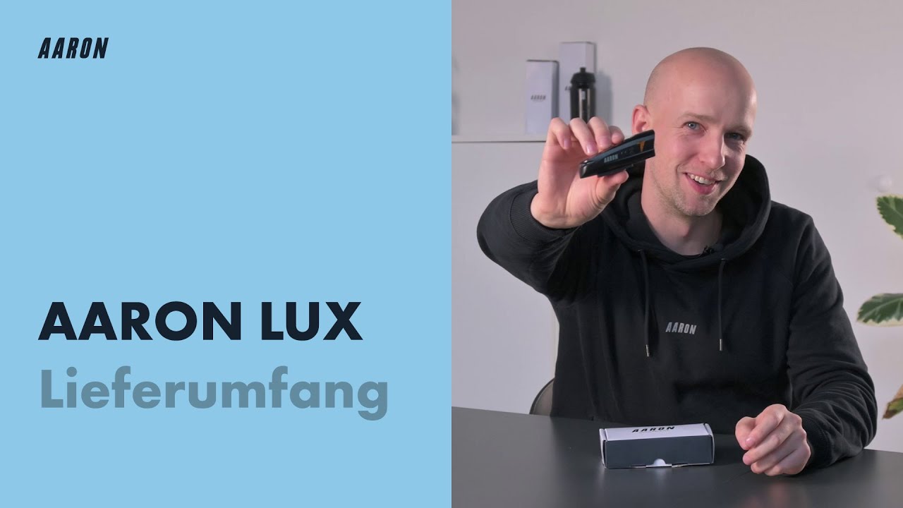 AARON LUX Fahrradlicht - Unboxing & Lieferumfang