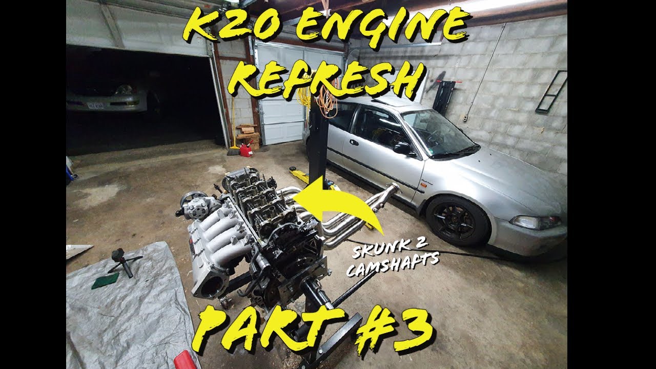 k20 Engine refresh part 3: Skunk 2 stage 2 turner camshafts install