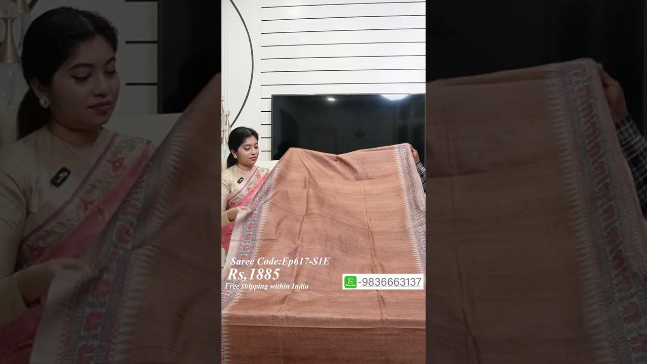 Tussar Madhubani Sarees 2026 Collection Launch EP617