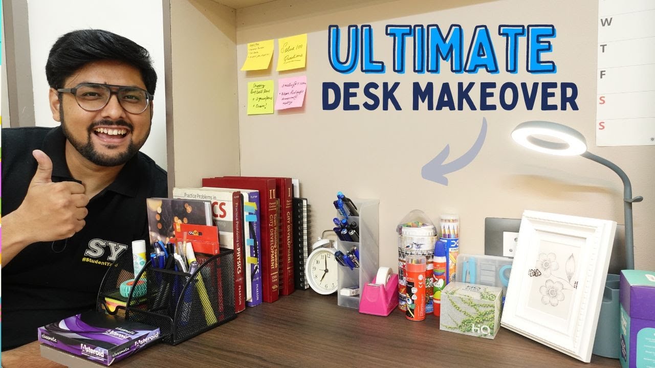 Desk Organization Hacks + Must-Have Desk Essentials ✨ Back To School 2024 📚✏️