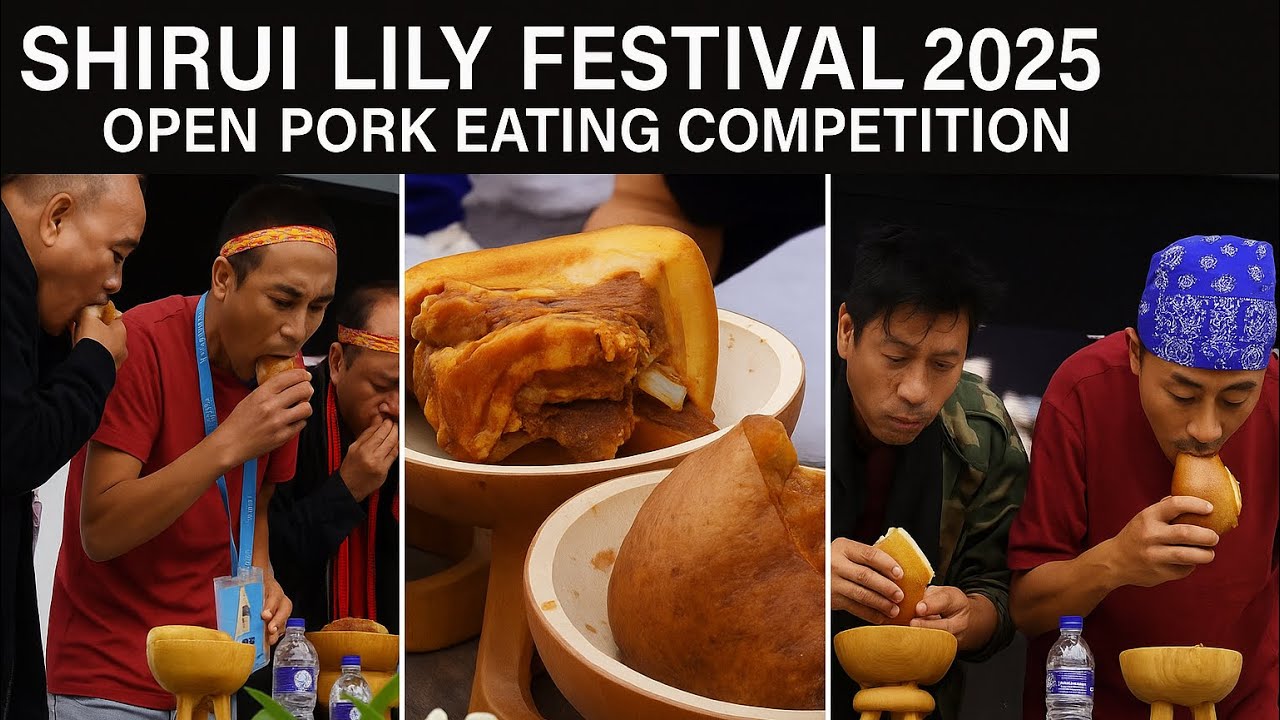 Pork Eating Competition | Shirui Lily Festival 2025
