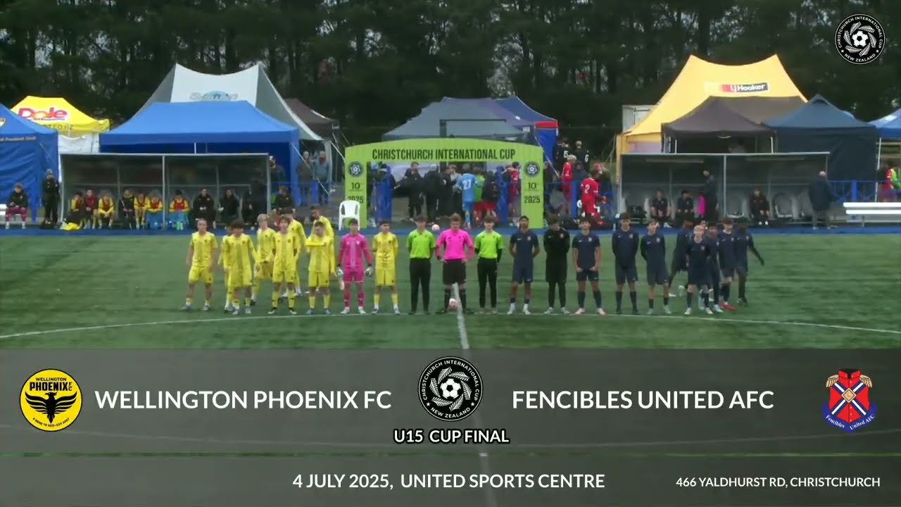 Centre Back Highlights | U15 Christchurch International Cup Final