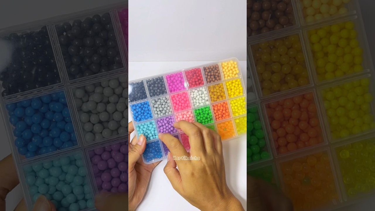 AQUABEADS ||unboxing mainan baru ||manikmanik #diy #asmr #unboxing #asmrdiy #aquabeads