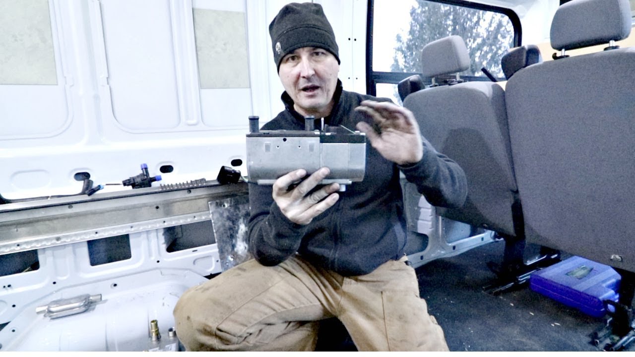Installing A Rixen Hydronic Furnace In Transit Van - ESPAR