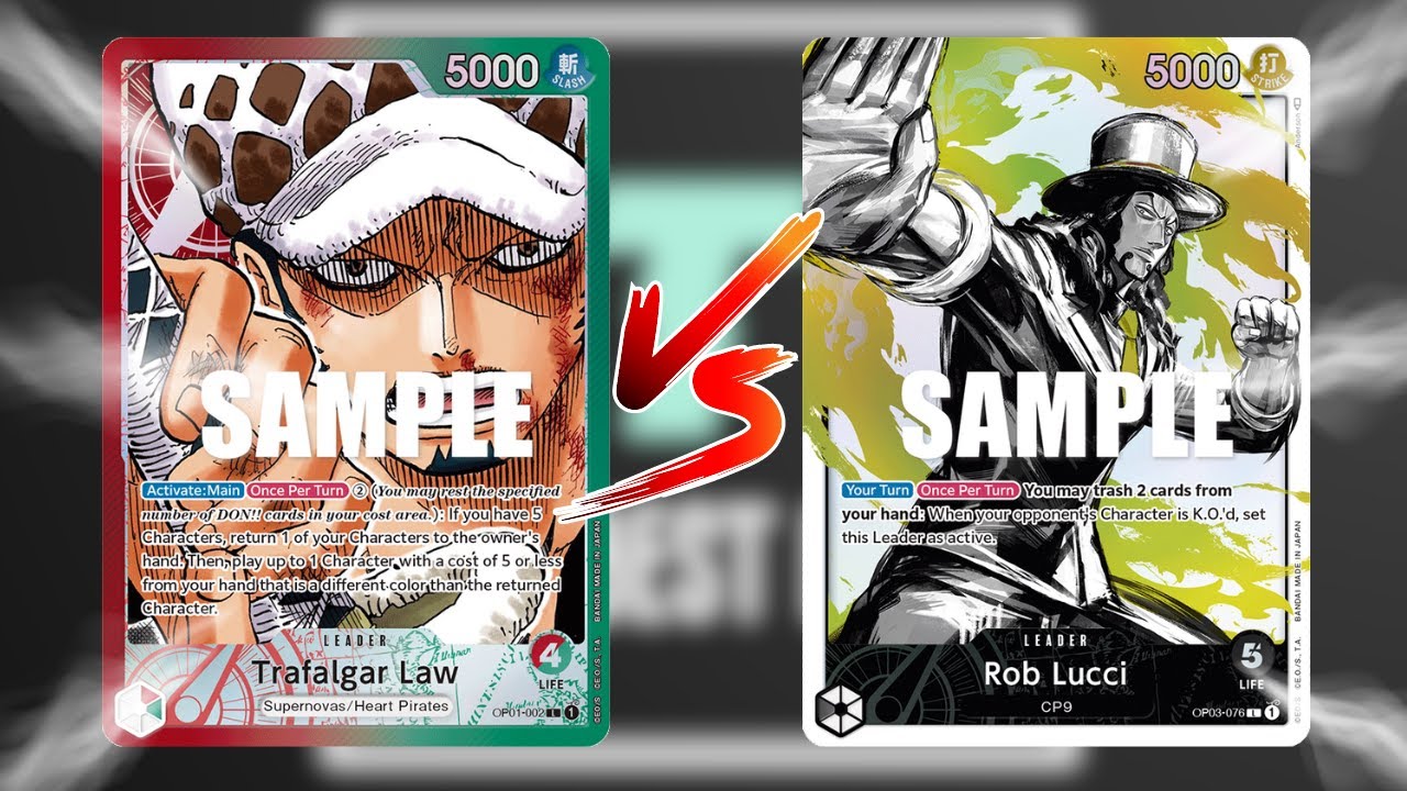 28.07.2023 Locals Round 1: Trafalgar Law vs Rob Lucci: One Piece TCG