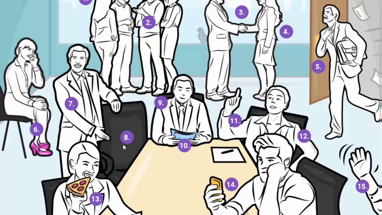 Meeting etiquette  اتيكيت الاجتماعات