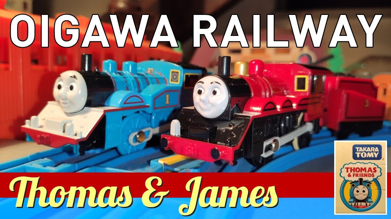 TOMY PLARAIL 80: OIGAWA RAILWAY Thomas & James | プラレール 大井川鐵道